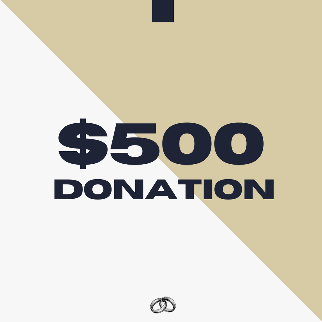 $500 Donation (One-Time Gift)